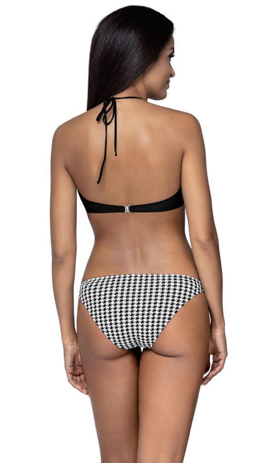 Czarne i białe nowoczesne bikini dla kobiet