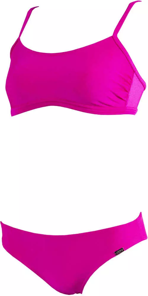 Dwuczęściowy strój kąpielowy w kolorze różowym