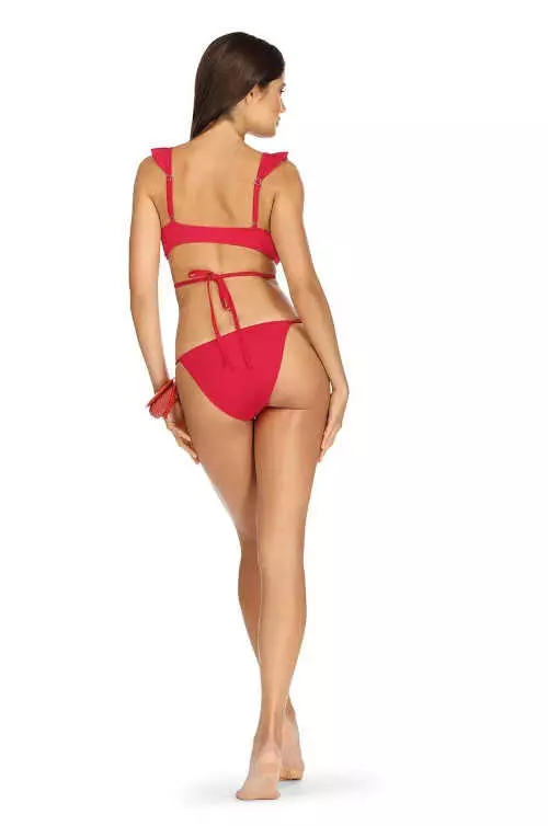 Czerwone bikini damskie Lorin